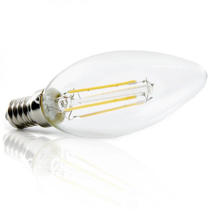 HO-J14DHA42-WW Bombilla LED Filamento E14 4W 273Lm 2000ºK 40.000H para Interior 2 HO-J14DHA42-WW Bombilla LED Filamento E14 4W 273Lm 2000ºK 40.000H para Interior 2