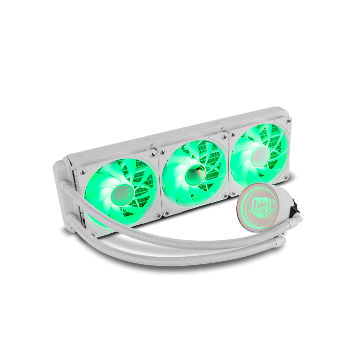 NOX NXHUMMERM360ARGBW Refrigeración Líquida Todo en Uno Blanco ARGB 3x12cm 2