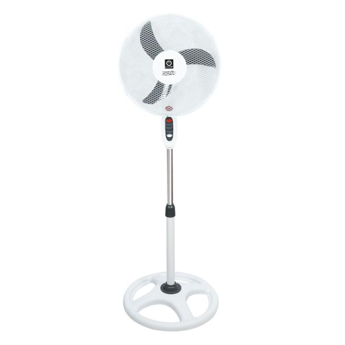 Thulos Ventilador Pie ET-F16SFV2 40 cm Regulable 3 Velocidades Altura Ajustable Oscilante 45W