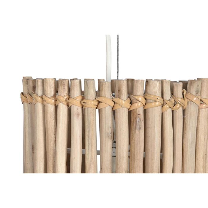 Lampara Techo Tropical DKD Home Decor Blanco Natural 20 x 40 x 20 cm 3 Lampara Techo Tropical DKD Home Decor Blanco Natural 20 x 40 x 20 cm 3