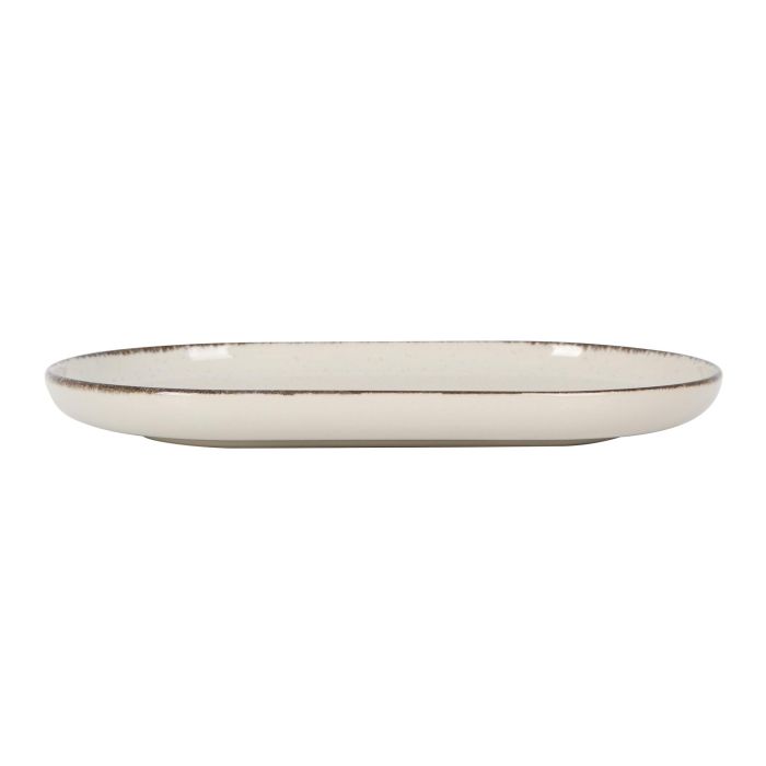 Fuente Oval Anllo Nordic Brillo IVORY 25x15x2.2 cm - Inde (18 Unidades) 2 Fuente Oval Anllo Nordic Brillo IVORY 25x15x2.2 cm - Inde (18 Unidades) 2