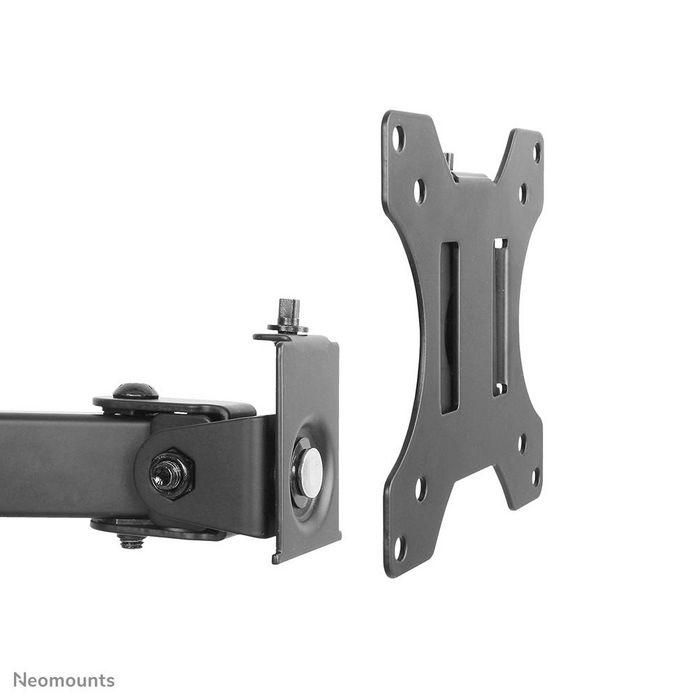 Neomounts Full Motion Dual Desk Mount (Clamp & Grommet) For Two 10-32" Monitor Screens, Height Adjustable - Black 11 Neomounts Full Motion Dual Desk Mount (Clamp & Grommet) For Two 10-32" Monitor Screens, Height Adjustable - Black 11