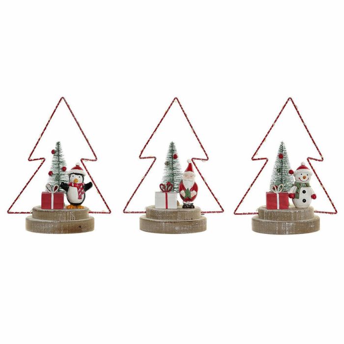 Decoracion Navidad Tradicional DKD Home Decor Rojo Marron 11 x 21 x 17 cm (3 Unidades) Decoracion Navidad Tradicional DKD Home Decor Rojo Marron 11 x 21 x 17 cm (3 Unidades)