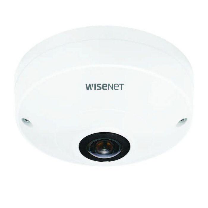 Hanwha Techwin QNF-8010 Cámara IP Domo Fijo 6MP 360° Interior PoE Blanco para Techo