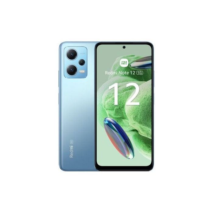 Xiaomi MZB0CYWEU Smartphone Redmi Note 12 4GB RAM 128GB ROM 6.67" AMOLED 120Hz Snapdragon 4 Gen 1 5G 5000mAh Azul Hielo Xiaomi MZB0CYWEU Smartphone Redmi Note 12 4GB RAM 128GB ROM 6.67" AMOLED 120Hz Snapdragon 4 Gen 1 5G 5000mAh Azul Hielo