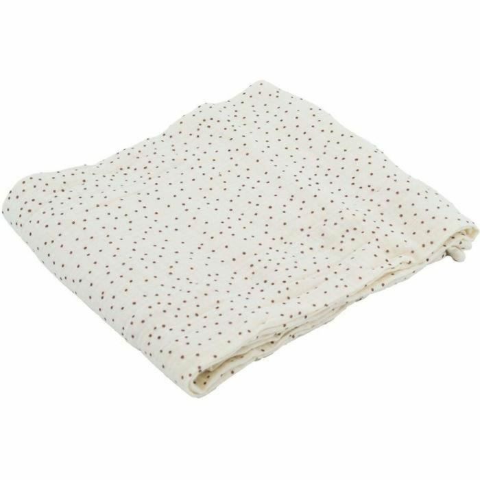 Domiva DOM3700948338681 Maxi Arrullo para Bebé con Estampado de Lunares 100x100 cm