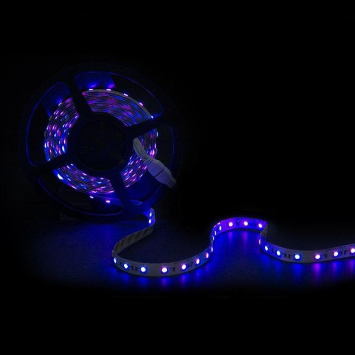 Tira de 270 LEDs 50W 2.600Lm SMD5050 12VDC IP25 Chasing Mágica Digital x5M 40.000H [CA-CM-5050-270-IP25 10 Tira de 270 LEDs 50W 2.600Lm SMD5050 12VDC IP25 Chasing Mágica Digital x5M 40.000H [CA-CM-5050-270-IP25 10