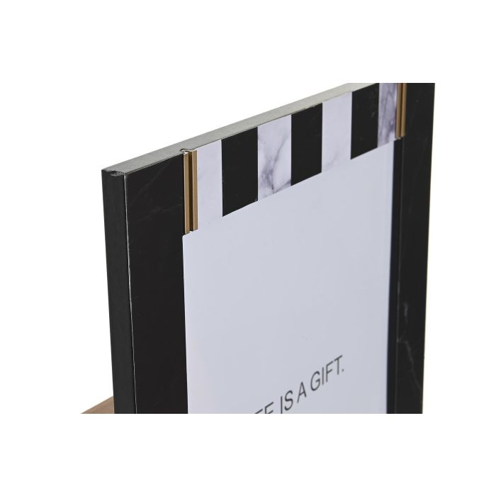 DKD Home Decor Marco Foto 20x25 Moderno Bicolor Dorado Metal MDF 30.8 x 25.8 cm (6 Unidades) 1