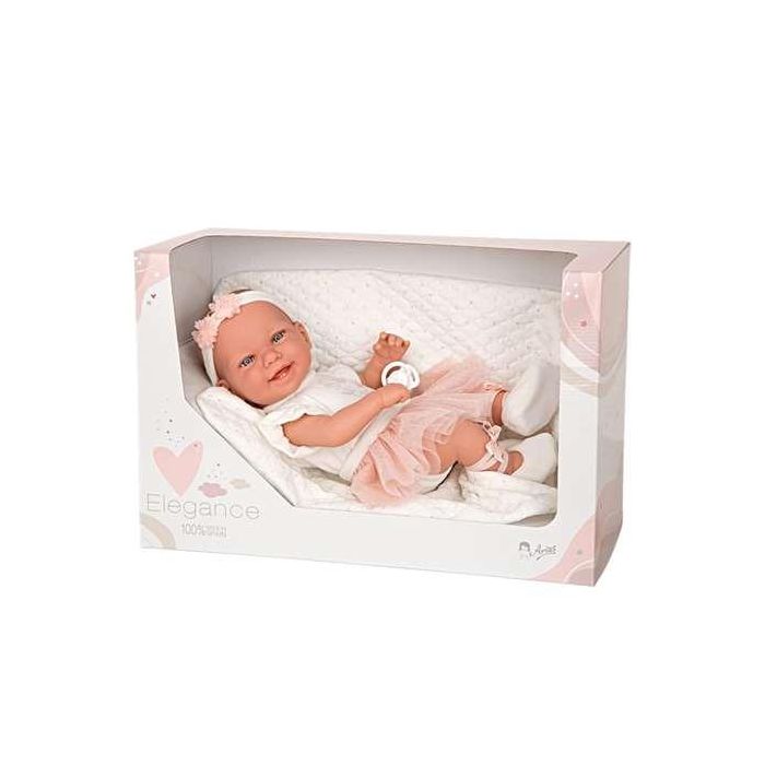 Muñecas Arias Muñeca Elegance Zoe Bailarina con Manta Cuerpo Vinilo Niña 42 cm 12