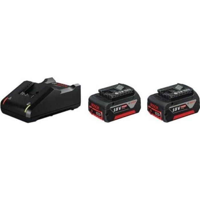 Batería y cargador BOSCH PROFESSIONAL 2 baterías 4,0Ah + cargador GAL 18V-40 Batería y cargador BOSCH PROFESSIONAL 2 baterías 4,0Ah + cargador GAL 18V-40