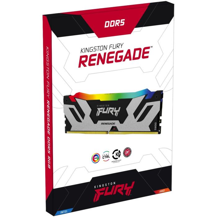 Kingston Technology FURY Renegade RGB módulo de memoria 64 GB 2 x 32 GB DDR5 9 Kingston Technology FURY Renegade RGB módulo de memoria 64 GB 2 x 32 GB DDR5 9