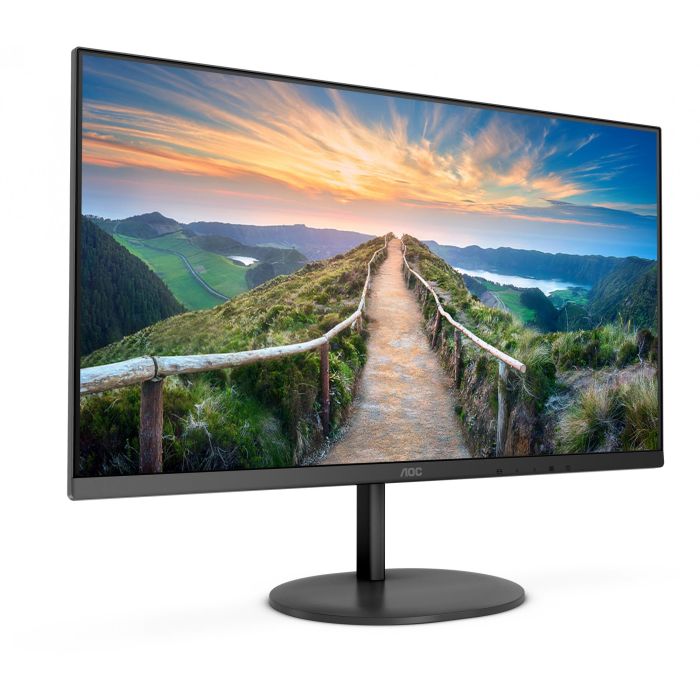 AOC Q27V4EA Monitor 27'' QHD (2560x1440) IPS 4ms 75Hz con Altavoces, HDMI, DisplayPort, VESA, Negro 4