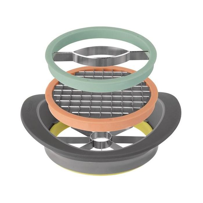 Berghoff 3950020 Set Cortador Frutas y Verduras Rápido, Seguro y Fácil con Cuchillas Intercambiables de Acero Inoxidable 0 Berghoff 3950020 Set Cortador Frutas y Verduras Rápido, Seguro y Fácil con Cuchillas Intercambiables de Acero Inoxidable 0