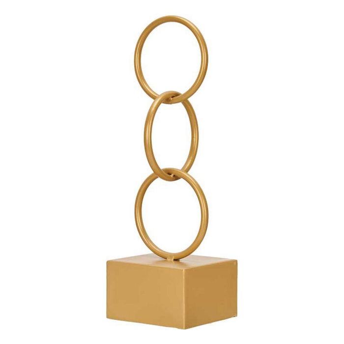 Figura Decorativa Gift Decor JY21056G JY21056G Dorado Aros 12,5 x 40,5 x 12,5 cm 0 Figura Decorativa Gift Decor JY21056G JY21056G Dorado Aros 12,5 x 40,5 x 12,5 cm 0