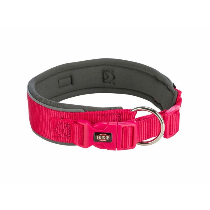 Collar para Perro Trixie Premium Grafito Fucsia M/L 40-48 cm