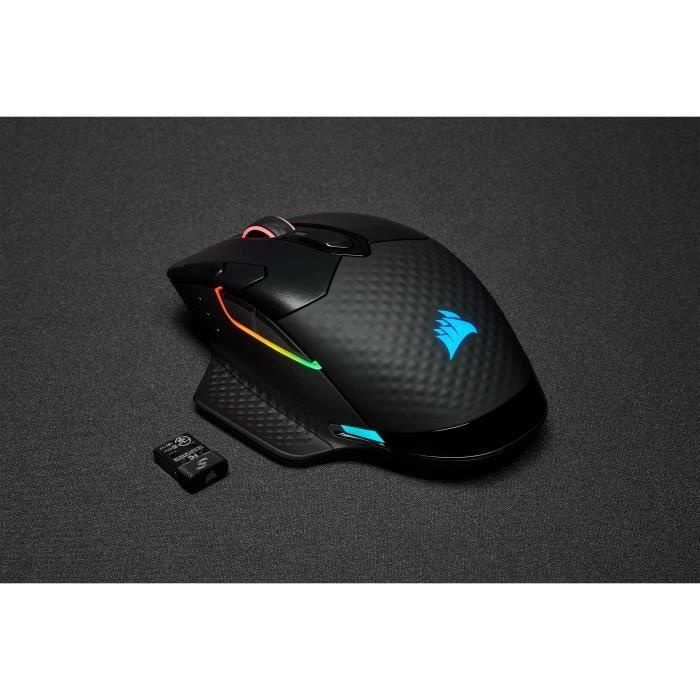 Ratón para juegos CORSAIR DARK CORE RGB PRO - 18.000 DPI - LED RGB - Óptico (CH-9315411-EU) 3