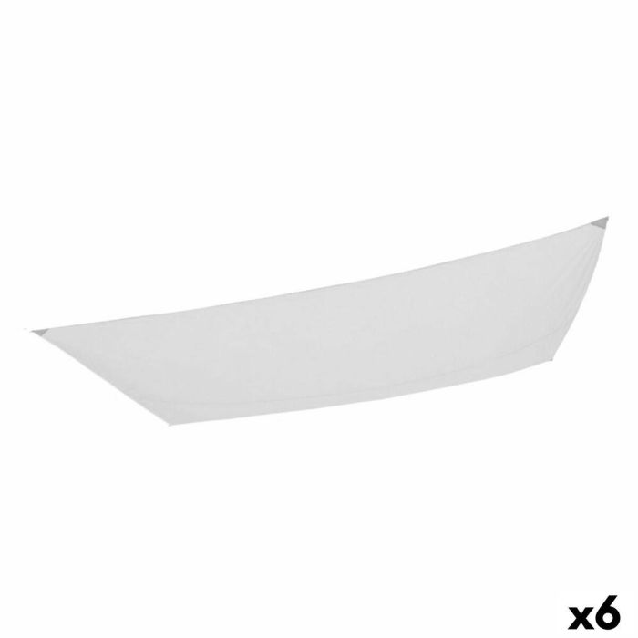 Vela de sombra Aktive Blanco 200 x 0,5 x 300 cm Rectangular (6 Unidades) 3