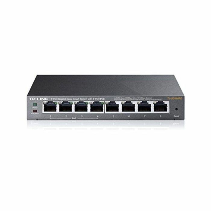 TP-LINK TL-SG108PE No administrado Gigabit Ethernet (10/100/1000) Energía sobre Ethernet (PoE) Negro