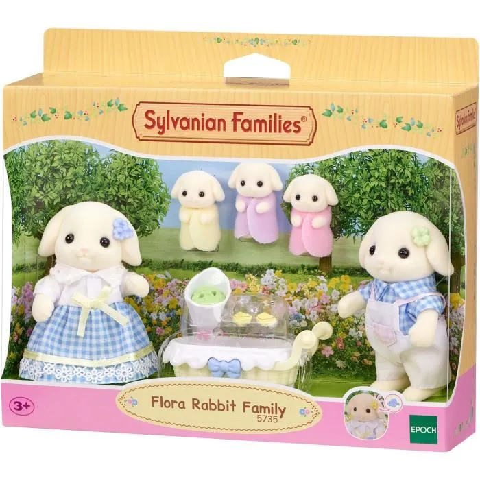 Sylvanian Families SYL1710445002726 Familia de los Conejos Aries Familias Sylnanian 1