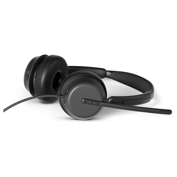 EPOS Auriculares Impact 860 ANC con Cancelación de Ruido Híbrida para Oficina/Centro de Llamadas, Conectividad Alámbrica USB-C, Color Negro 1