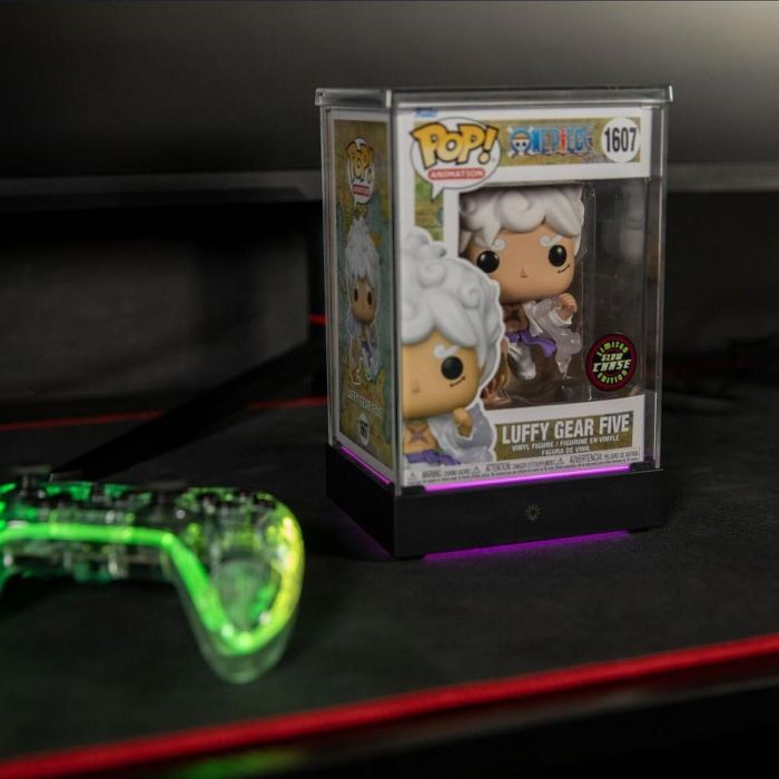Konix Caja de Visualización LED para Figuras 3328170302814 Compatible con Funko Pop / Banpresto Qposket Iluminación RGB Cable USB 2 Konix Caja de Visualización LED para Figuras 3328170302814 Compatible con Funko Pop / Banpresto Qposket Iluminación RGB Cable USB 2