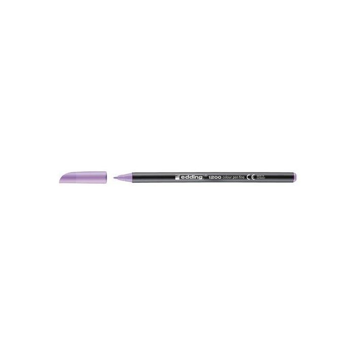 Rotulador Fibra Edding 1200 Pastel Baya De Lavanda 10 unidades