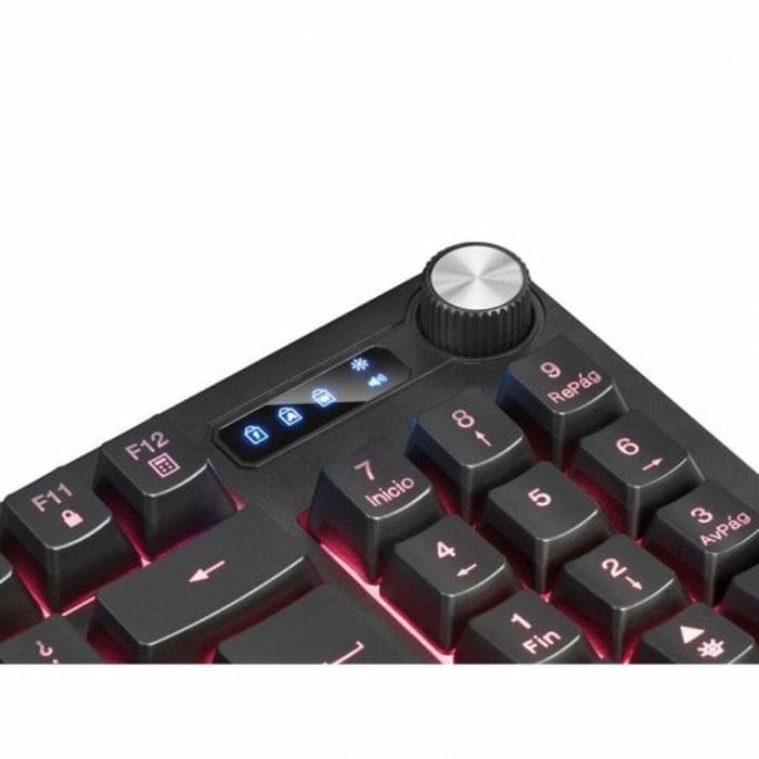 Teclado Gaming Mars Gaming MKREVO LED RGB Negro 1