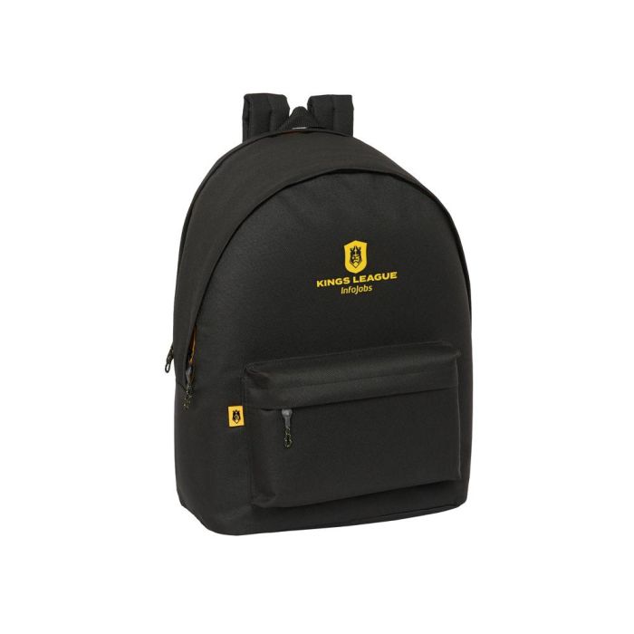 Mochila Safta Doble Para Portatil 15,6-' + Usb Kings League School Collection 440x310x180 mm