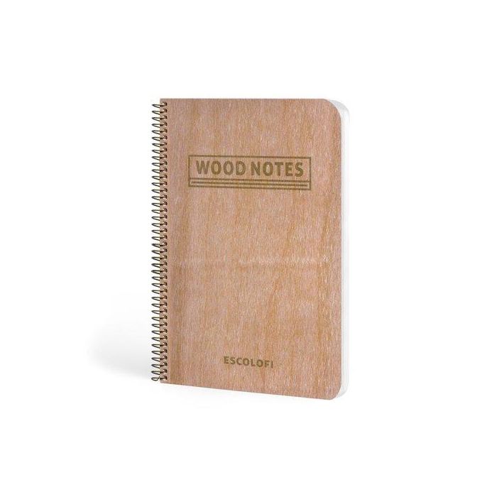 Bloc Escolofi Tapa Dura Escolofi 130X210 70H Liso 90G Wood Notes