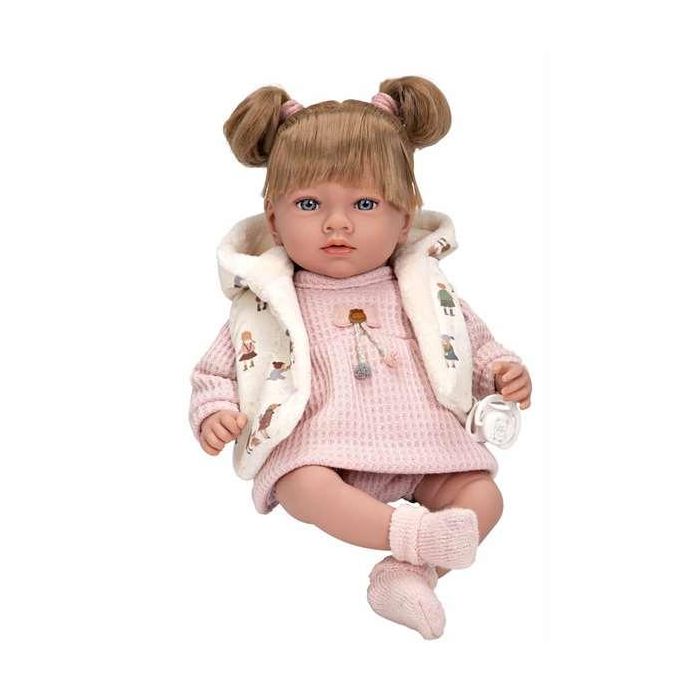Muñeca elegance 40 cm aria rosa c/mecamismo risa try me 7 Muñeca elegance 40 cm aria rosa c/mecamismo risa try me 7