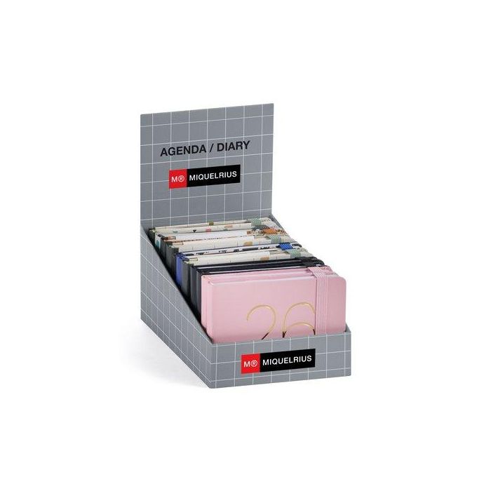 Agenda Anual (2026) Catalan Miquelrius Pocket 105X74 Cosida Assortiment Expositor De 12