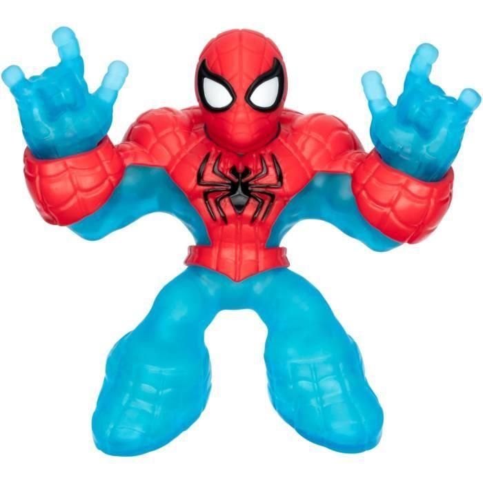 Heroes Of Goo Jit Zu HER0630996427132 Marvel Spiderman Figura de Acción Glow Surge Extensible y Luminosa de 11cm 4