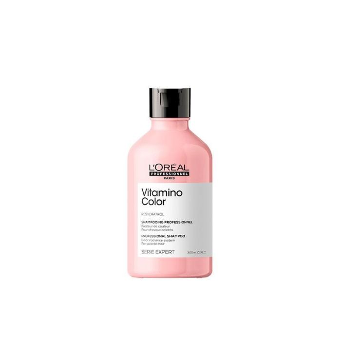 L'Oreal Champú Vitamino Color 300ml - Protección y Luminosidad para Pelo Coloreado