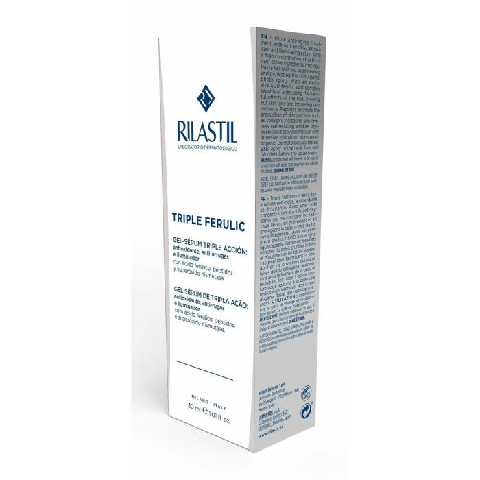 Rilastil Triple Ferulic Sérum Bi-Gel 30 ml - Hidratante, Antioxidante, Reafirmante y Antiedad 9 Rilastil Triple Ferulic Sérum Bi-Gel 30 ml - Hidratante, Antioxidante, Reafirmante y Antiedad 9