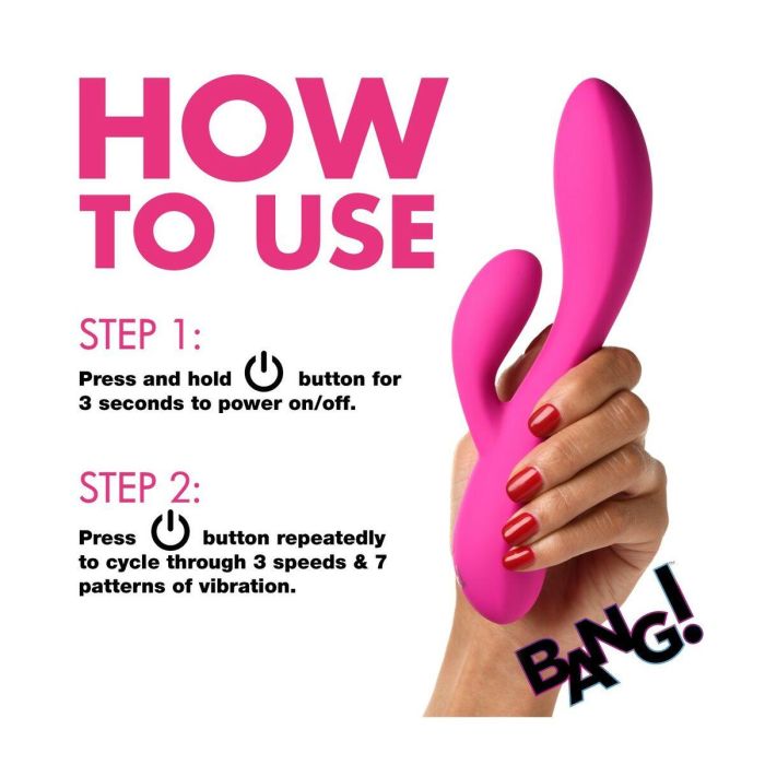 Vibrador Doble Estimulación XR Rosa Silicona 5 Vibrador Doble Estimulación XR Rosa Silicona 5