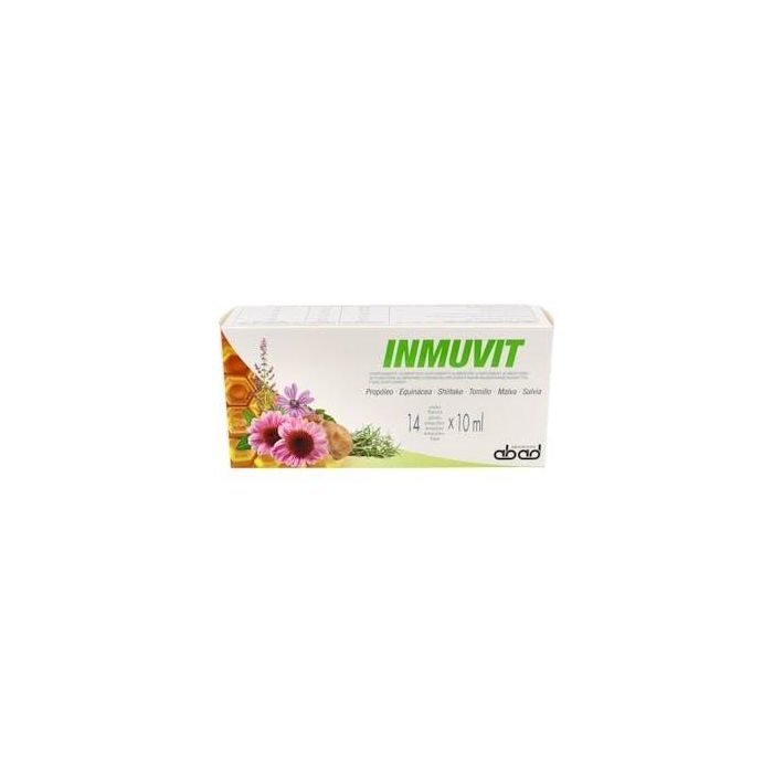 Inmuvit Panakibiotic 14 Viales - Apoyo al Sistema Inmune con Echinácea, Própolis y Vitaminas