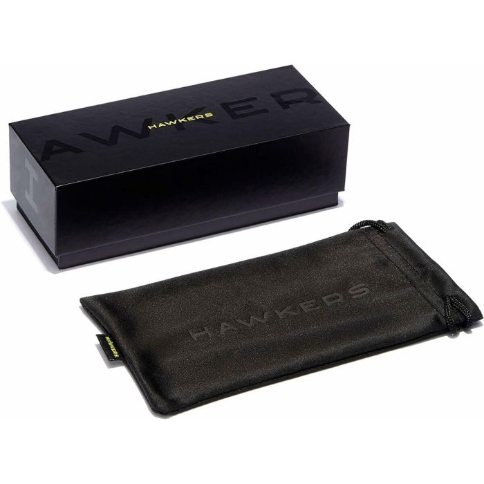 Hawkers Gafas de Sol BAT Unisex Deportivas Montura Nylon Filtro UV400 Negro Amarillo 1