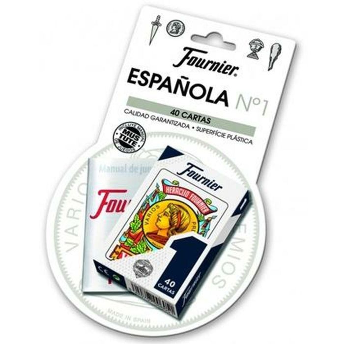 Baraja Naipes Españoles (40 Cartas) Fournier 12 Unidades (61,5 x 95 mm) 1