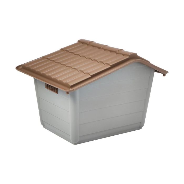 Caseta Nayeco Eco mini 60 x 50 x 41 cm Verde Plástico Perro 3 Caseta Nayeco Eco mini 60 x 50 x 41 cm Verde Plástico Perro 3