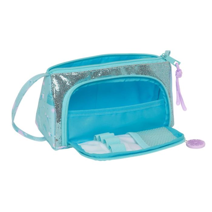 Estuche Escolar Frozen Hello spring Azul 20 x 11 x 8.5 cm 3