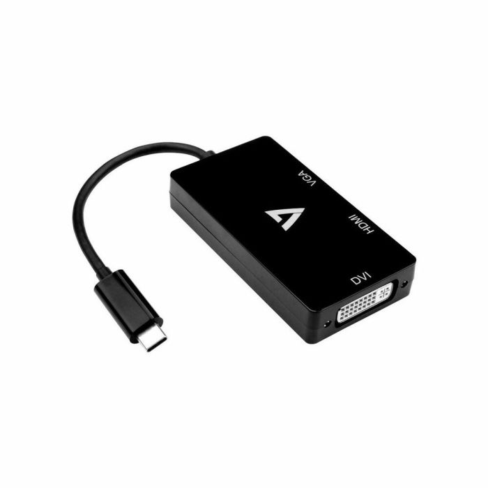 Adaptador USB C a HDMI V7 V7UC-VGADVIHDMI-BLK Negro