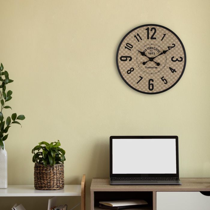 Reloj De Pared Old Town 40Cm Versa (2 Unidades) 1 Reloj De Pared Old Town 40Cm Versa (2 Unidades) 1