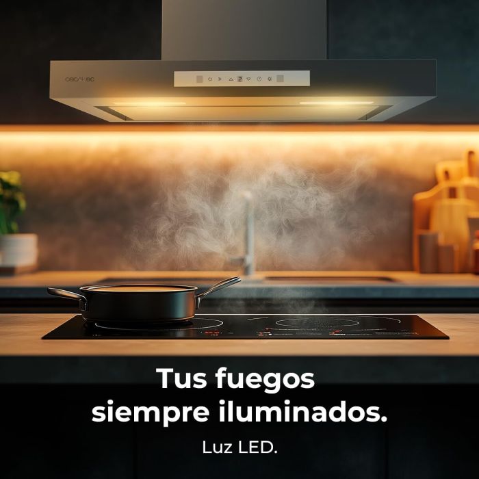 Cecotec Campana Convencional Bolero Flux TT 608000 Slim Glass 60 cm Blanca A++ 1 Cecotec Campana Convencional Bolero Flux TT 608000 Slim Glass 60 cm Blanca A++ 1