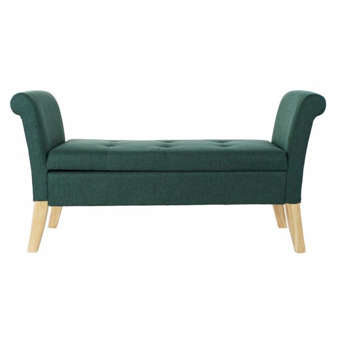 Banqueta DKD Home Decor 8424001795512 Natural Madera Poliéster Verde (130 x 44 x 69 cm) 3 Banqueta DKD Home Decor 8424001795512 Natural Madera Poliéster Verde (130 x 44 x 69 cm) 3