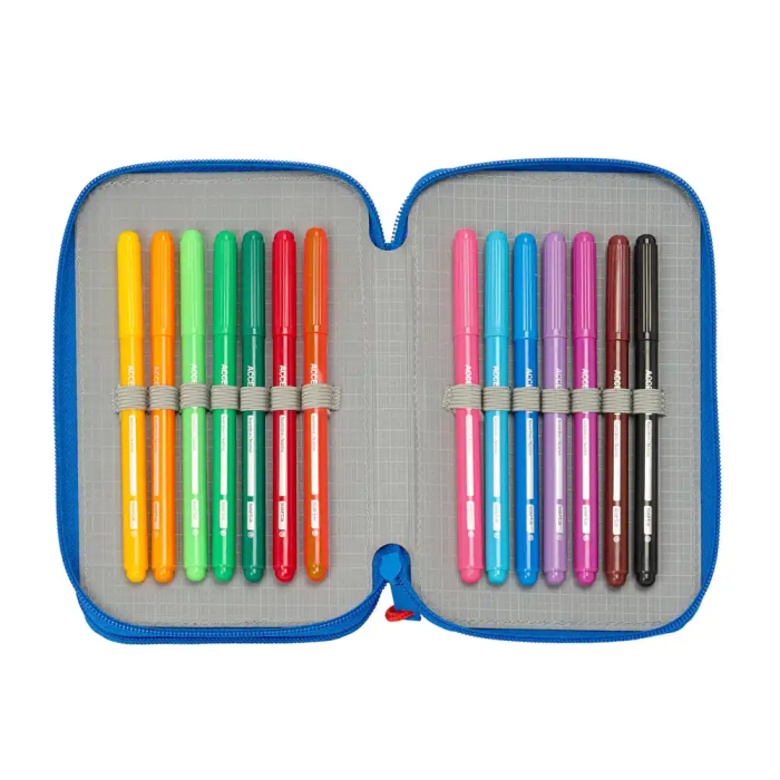 Safta Plumier Doble Pequeño Paw Patrol "Cool" 29 Piezas 12,5x19,5x4 cm 4