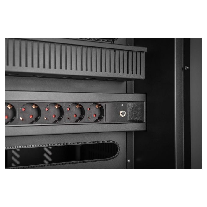 Digitus Armario de Carga Móvil para 30 Portátiles/Tabletas hasta 15.6", USB-C, con Desinfección UV-C, 540W, Negro, Ruedas, Gestión de Cables, Cierre con Llave