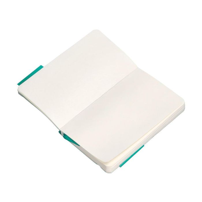 Cuaderno Con Gomilla Antartik Notes Tapa Blanda A6 Hojas Lisas Turquesa 100 Hojas 80 gr Fsc 8