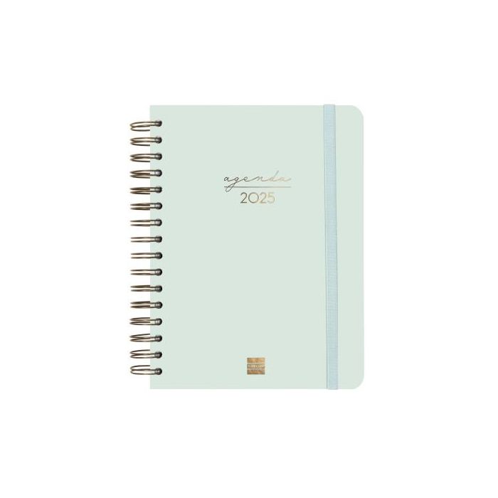 Agenda 2025 Trendy Alma E10 155X212Mm Dia Pagina Menta Finocam 762040325