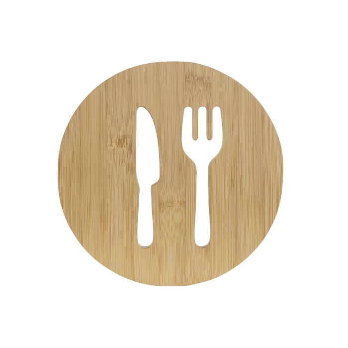 DKD Home Decor Salvamanteles Bambú Natural 17.5 x 1 x 17.5 cm 1 DKD Home Decor Salvamanteles Bambú Natural 17.5 x 1 x 17.5 cm 1