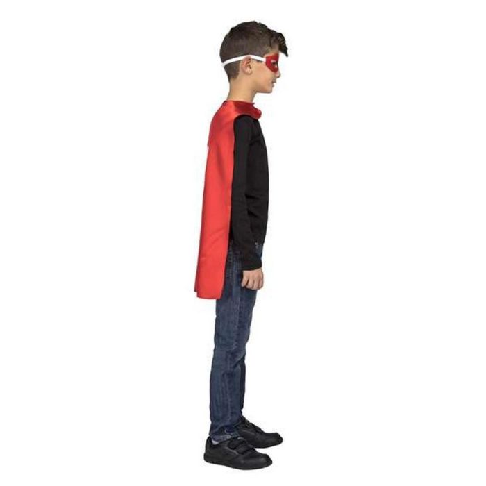 My Other Me Capa de Súper Héroe Roja para Niños, Talla 3 a 6 Años, Material: 100% Poliéster 2 My Other Me Capa de Súper Héroe Roja para Niños, Talla 3 a 6 Años, Material: 100% Poliéster 2
